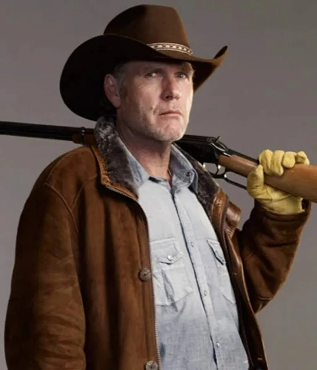 Robert Taylor Sheriff Longmire Suede Coat