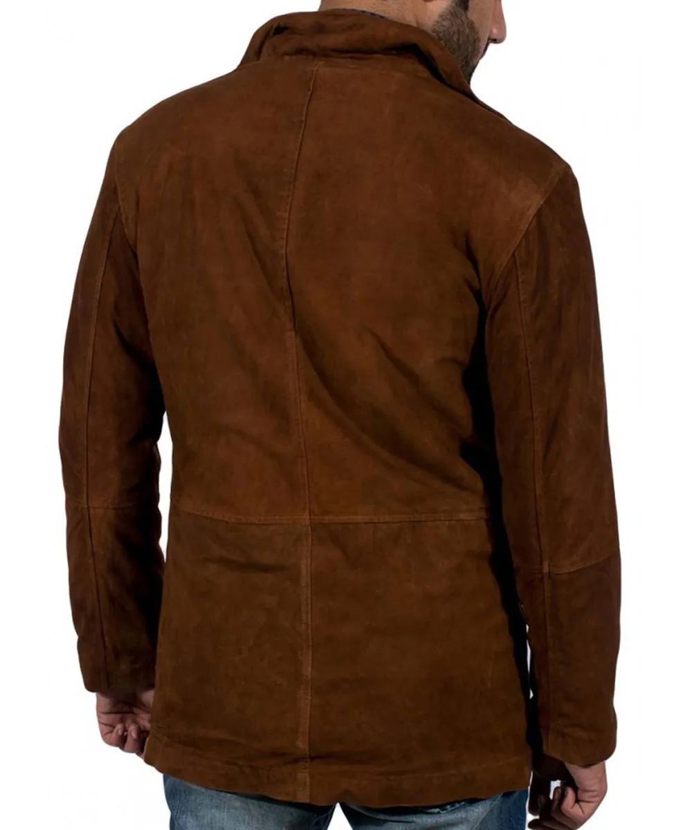 Robert Taylor Sheriff Longmire Suede Coat