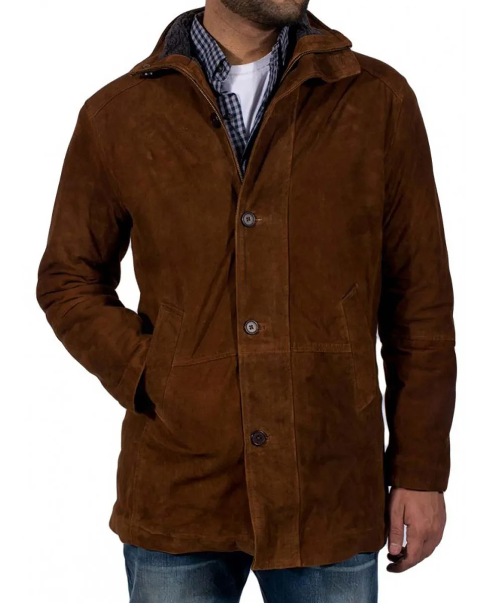 Robert Taylor Sheriff Longmire Suede Coat