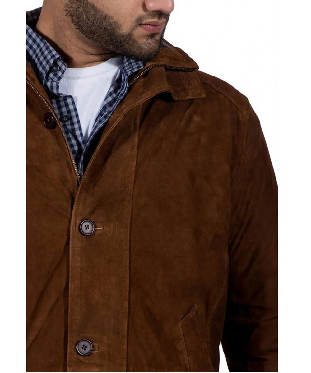 Robert Taylor Sheriff Longmire Suede Coat