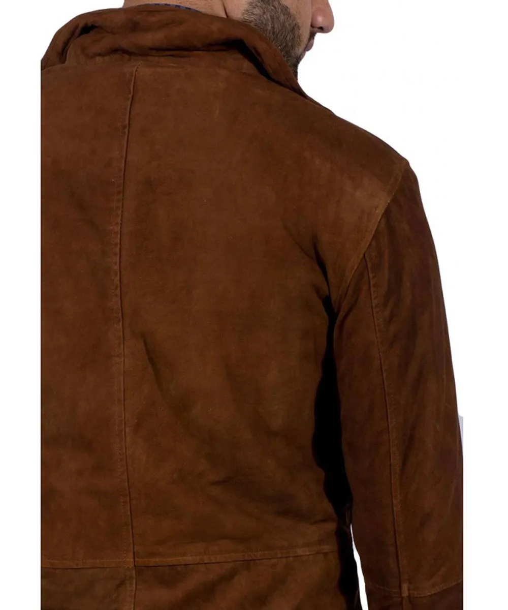 Robert Taylor Sheriff Longmire Suede Coat