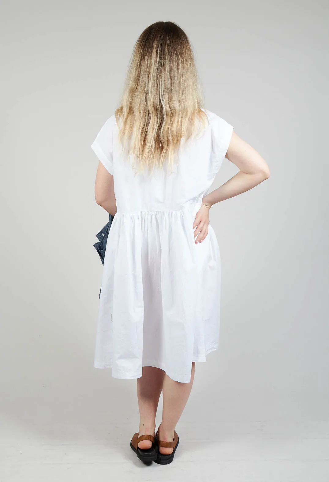 Smock Dress in Bianco