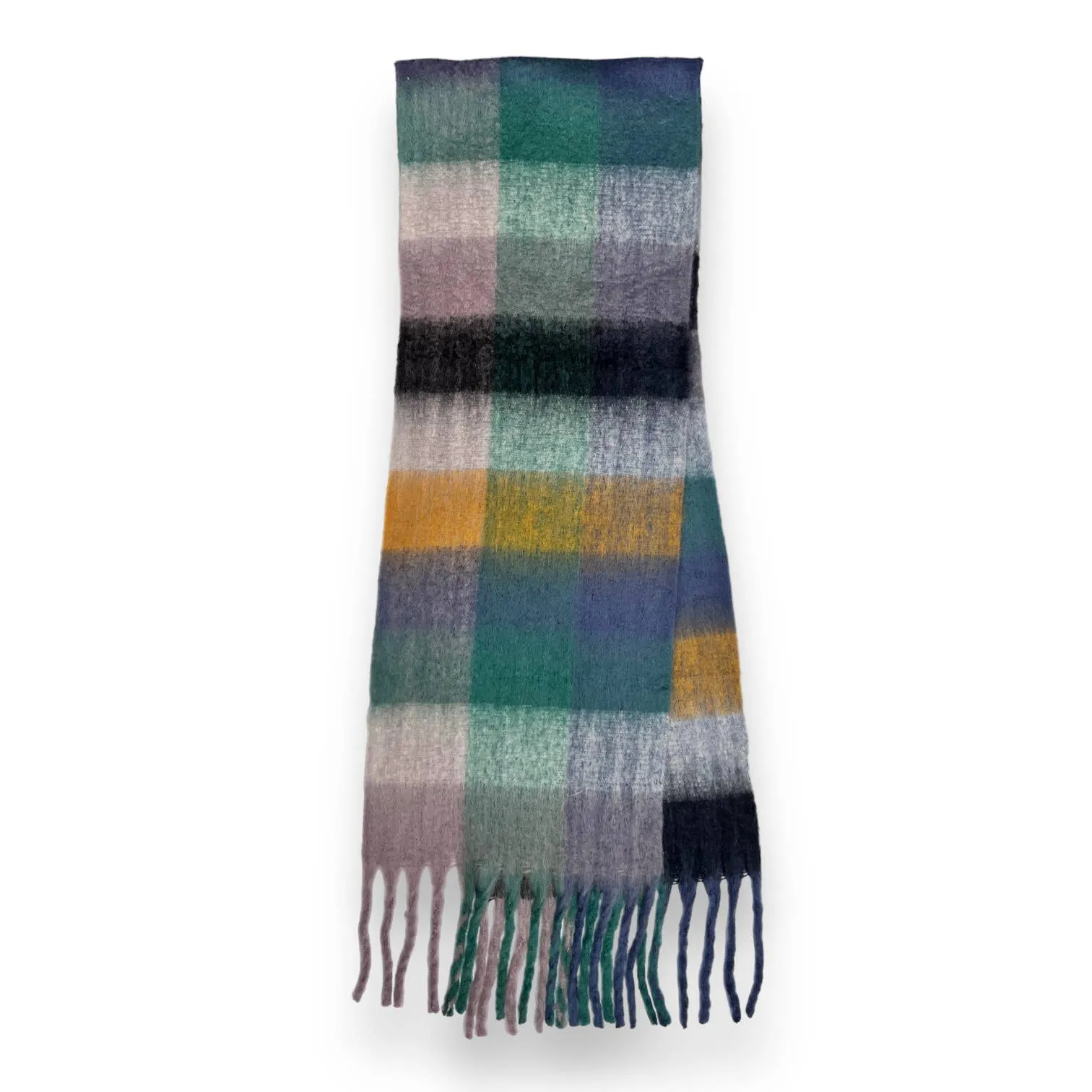 Soft Check Tassle Scarf Various