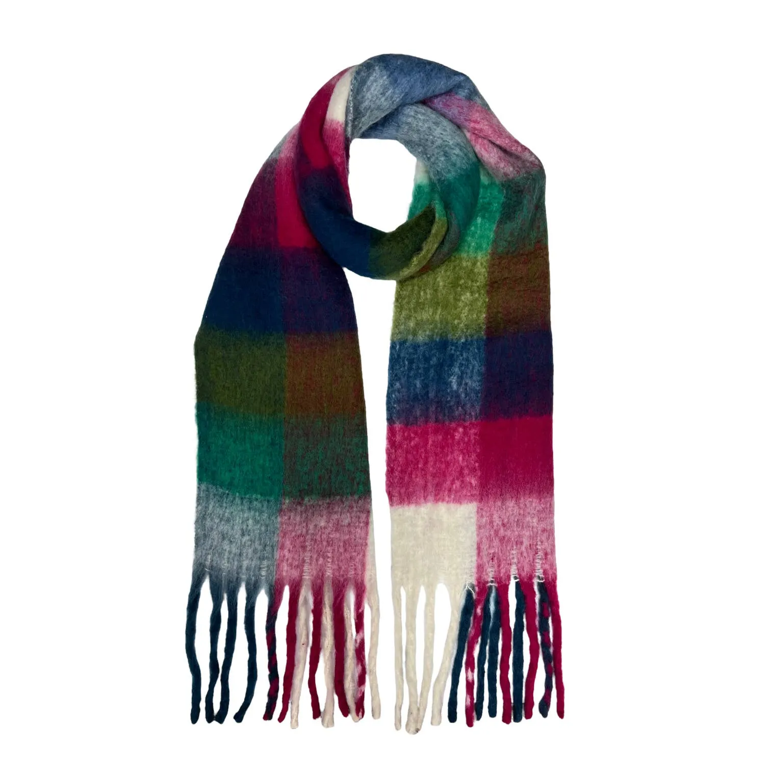 Soft Check Tassle Scarf Various