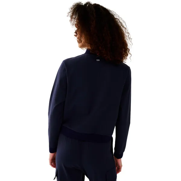 SPLITS59 Women's Ever Supplex Long Sleeve Full Zip Jacket, Indigo