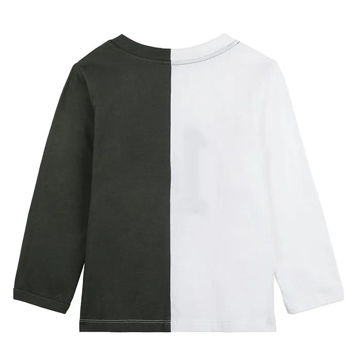 Stella McCartney Child T-shirt With Varsity Patch White