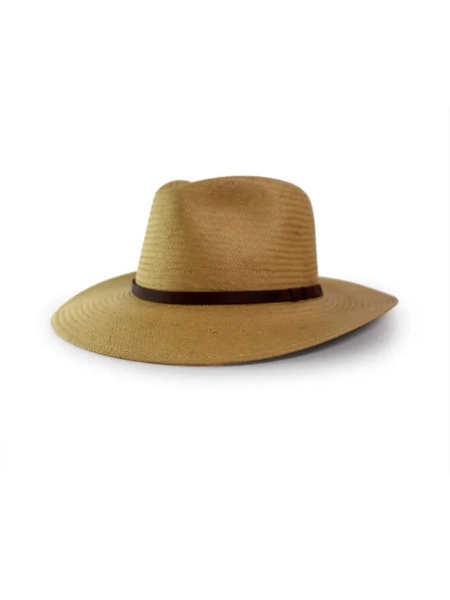 Stetson Mens Limestone Sand Straw Hat