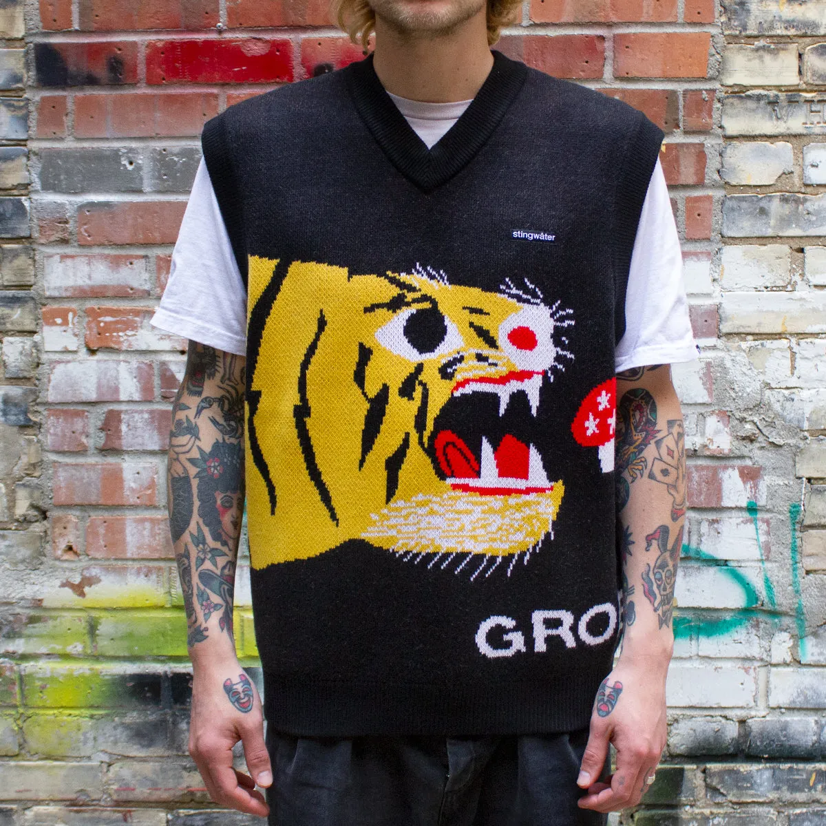 Sting Tiger Knit Sweater