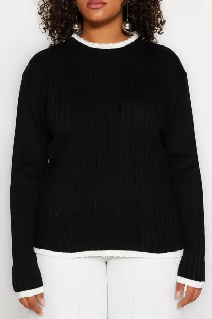 Stripe Detailed Knitwear Sweater