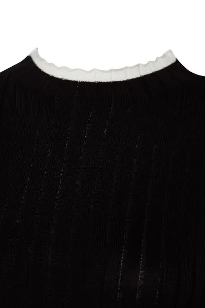 Stripe Detailed Knitwear Sweater