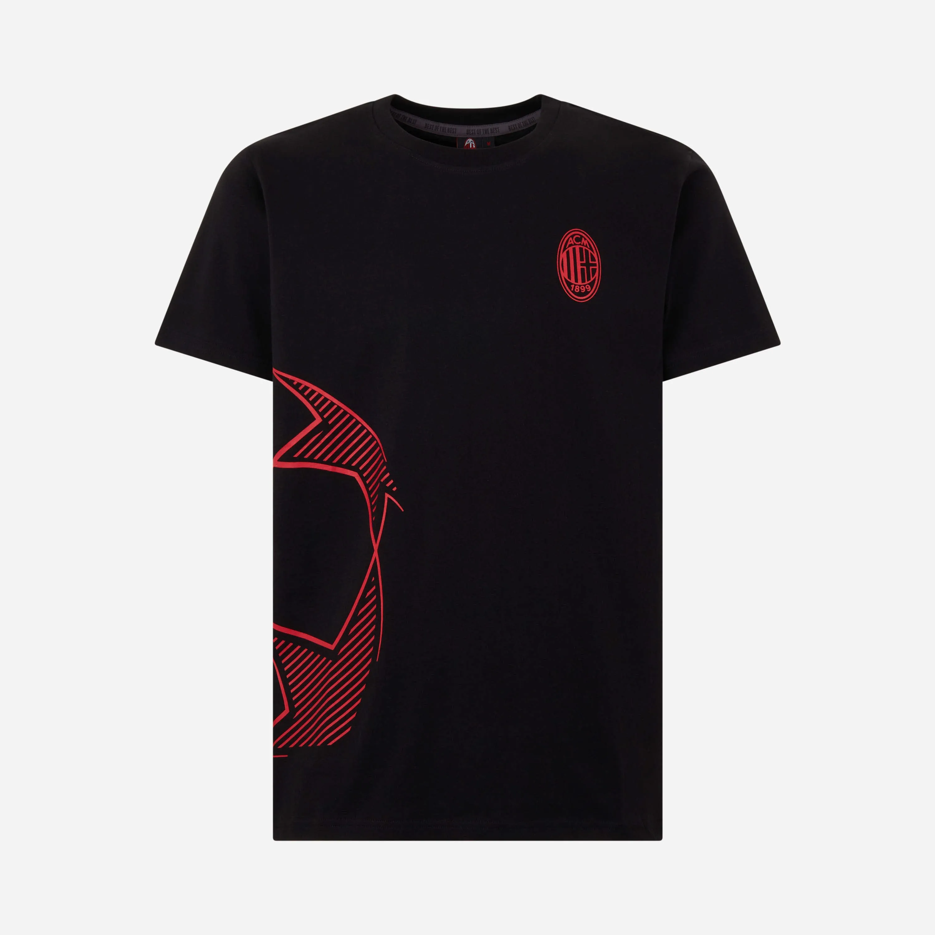 T-SHIRT MILAN CON STAMPA CHAMPIONS LEAGUE