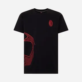 T-SHIRT MILAN CON STAMPA CHAMPIONS LEAGUE