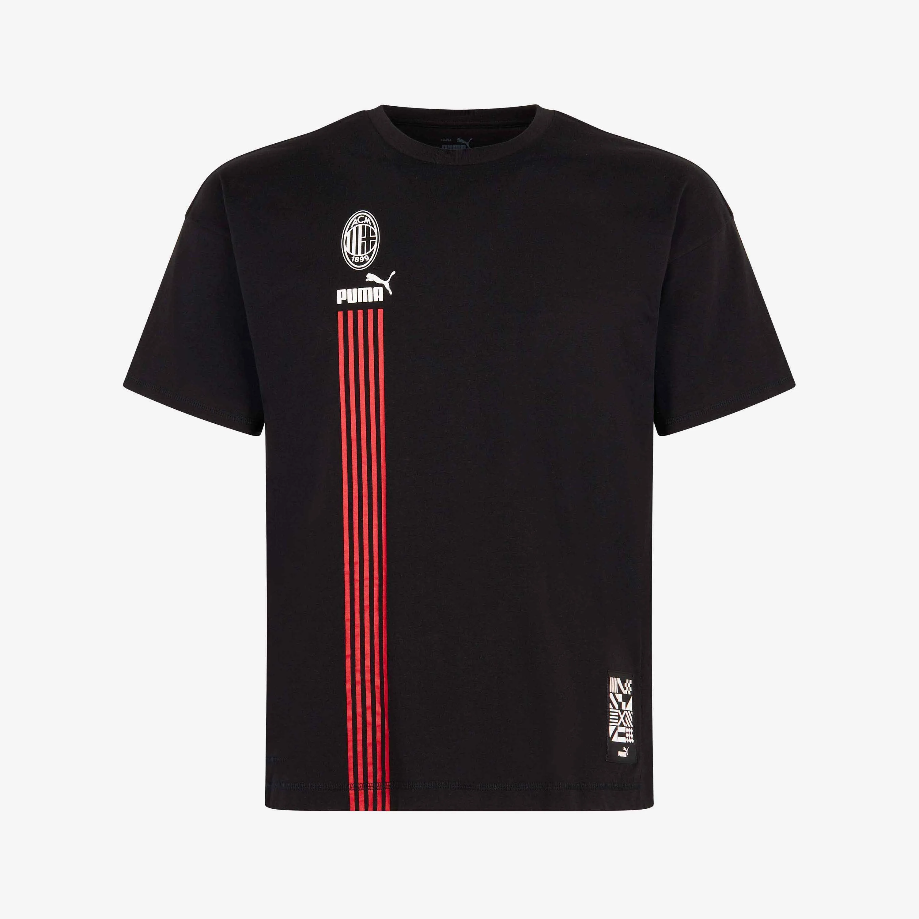 T-SHIRT MILAN CON STAMPE E PATCH