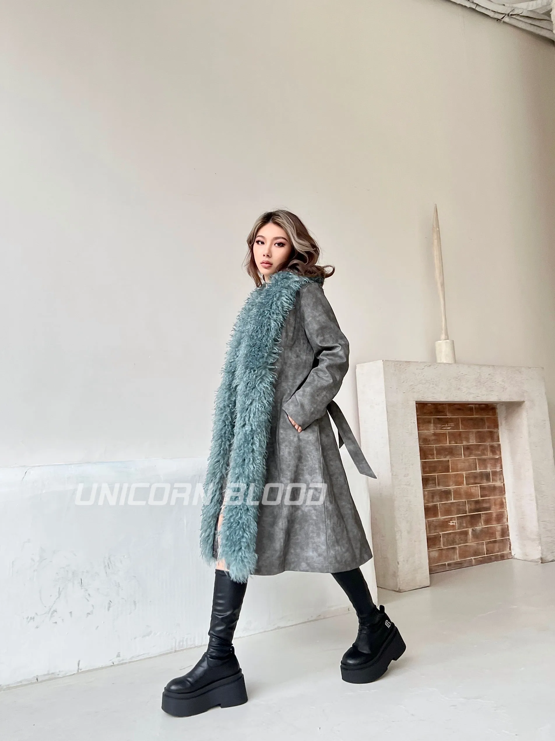 Tatiana Green Unicorn Blood Short Coat