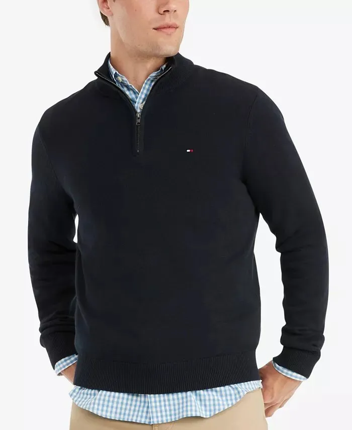 Tommy Hilfiger Men's Quarter-Zip Sweater