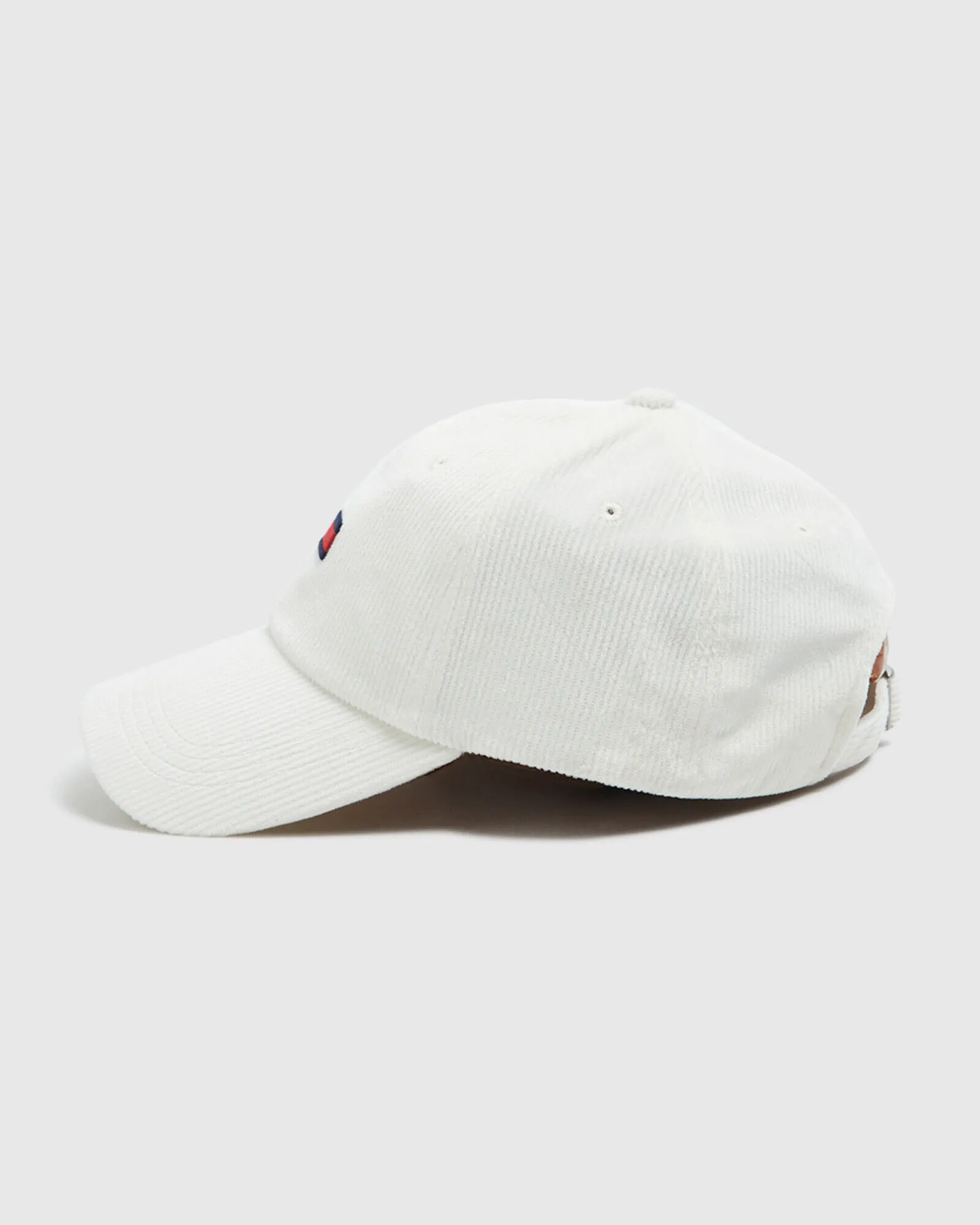 Tommy Jeans TJM Flag Corduroy Cap White