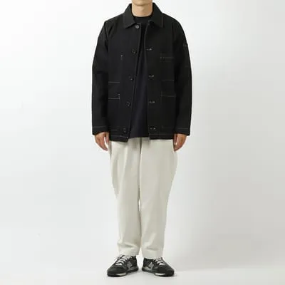 Universal Works Coverall Jacket Cali Denim Black