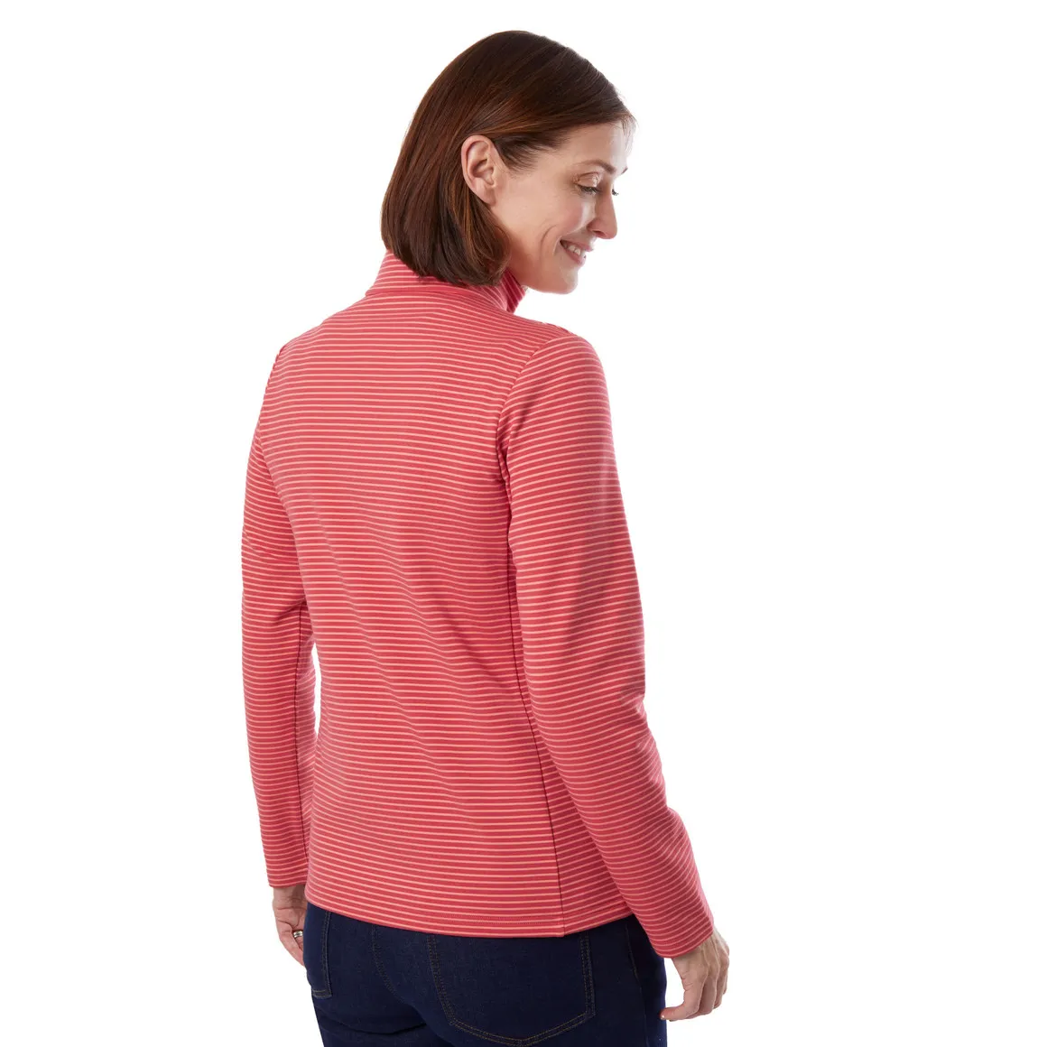 Women's Radiant Stripe Jacket Cardinal Pink Stripe