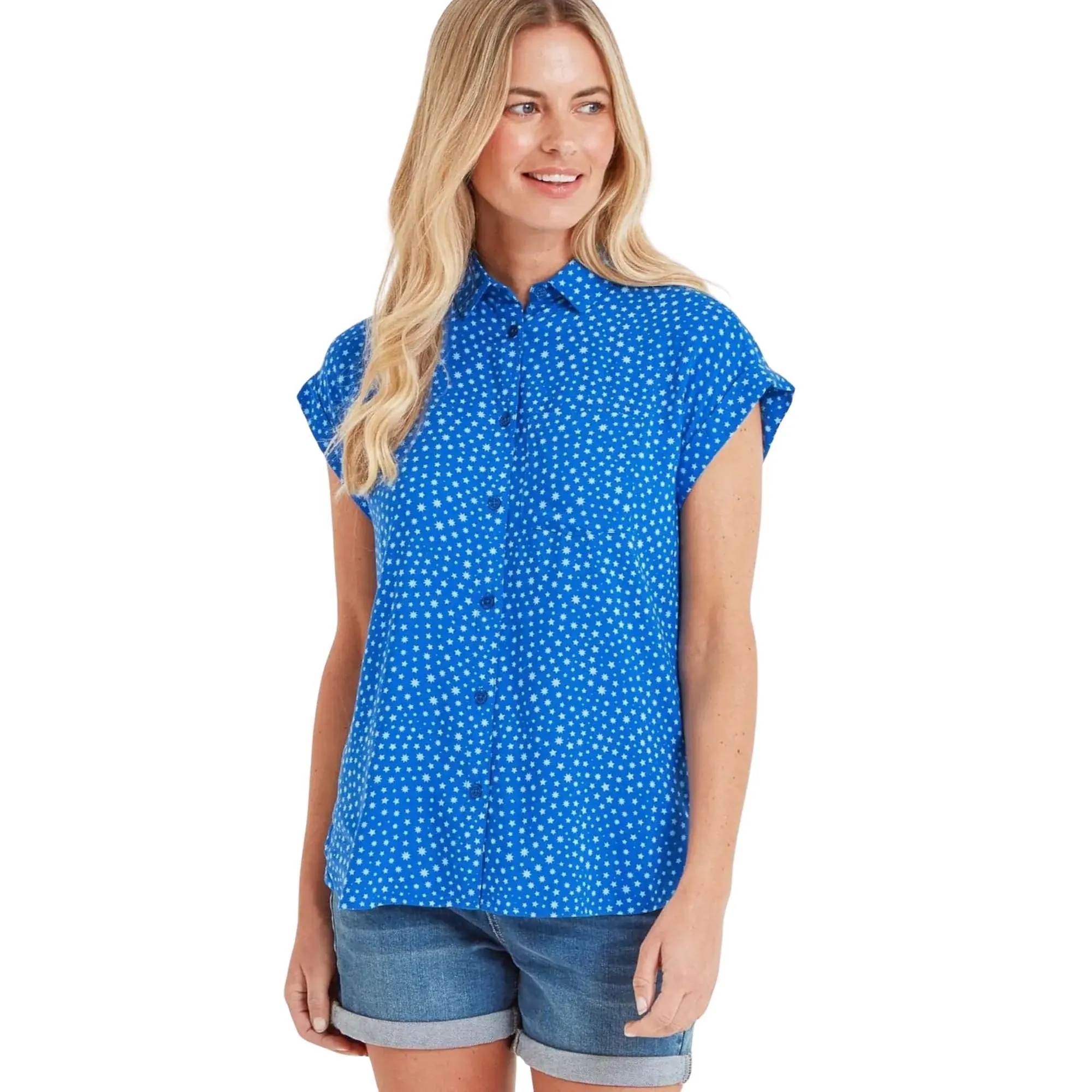 Womens Alston Short Sleeve Blouse