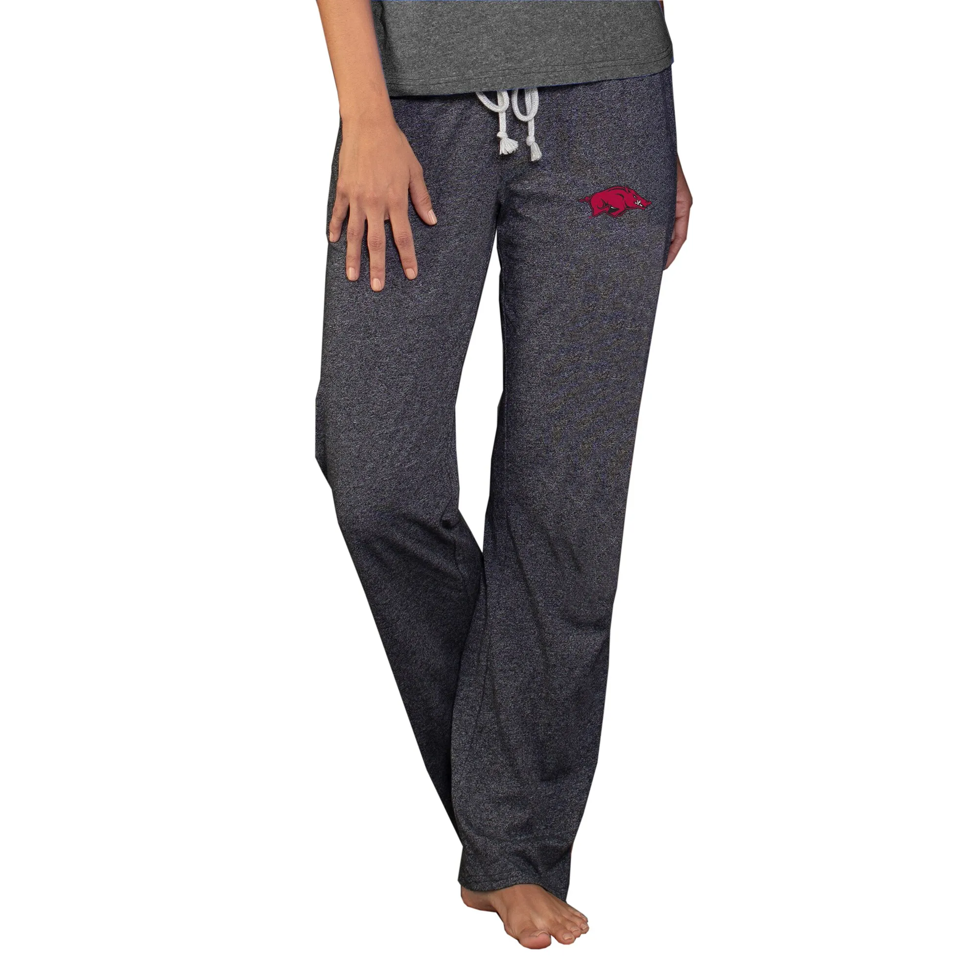 Women's Concepts Sport  Charcoal Arkansas Razorbacks Quest Knit Lightweight Pants