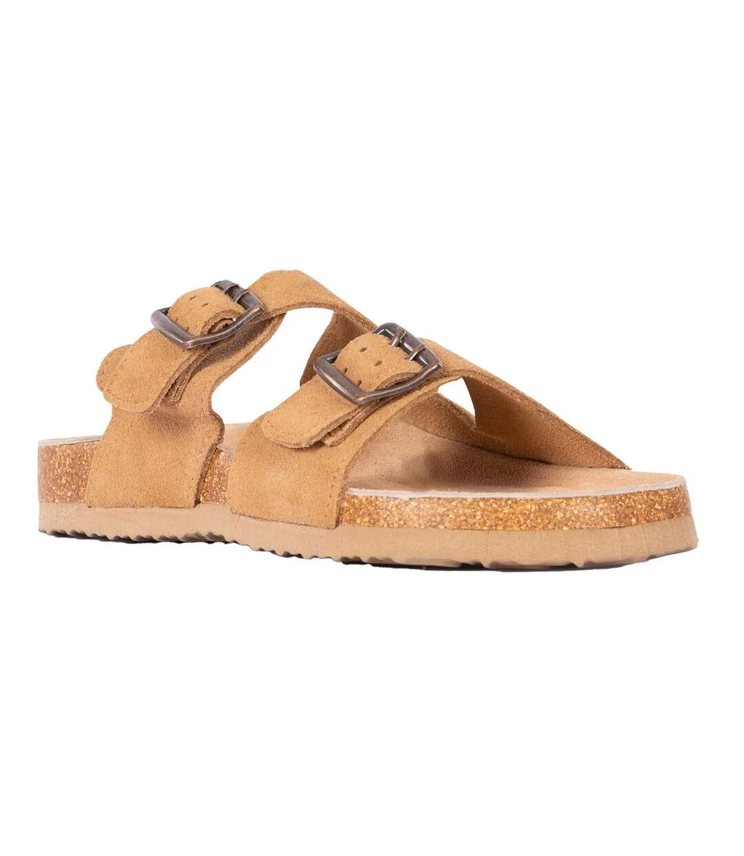 Womens/ladies sia suede sandals tan Trespass