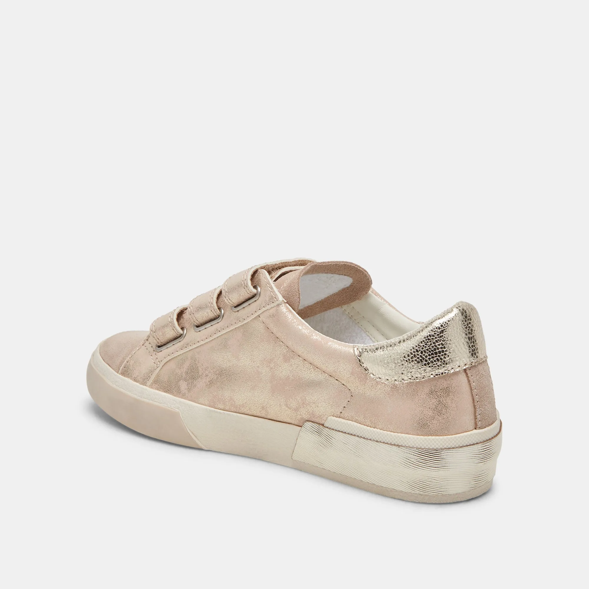 ZABOR SNEAKERS GOLD NUBUCK - re:vita